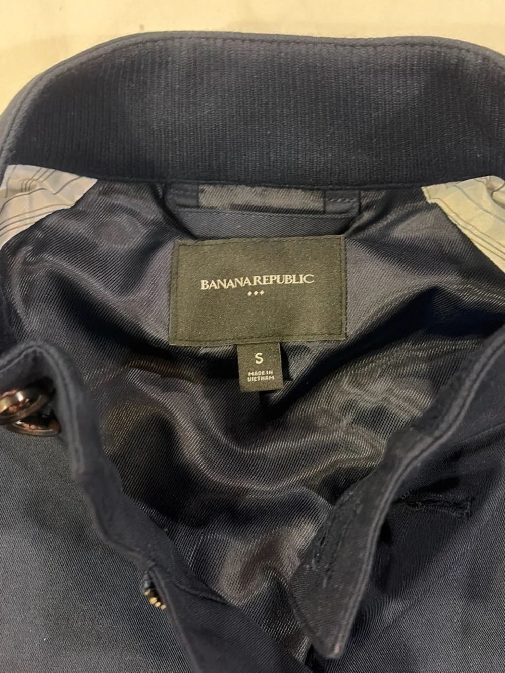 Banana Republic Navy Men's Bomber Jacket